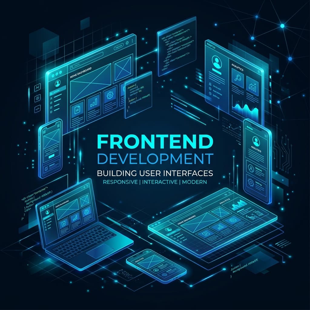 Frontend Development abstract illustration